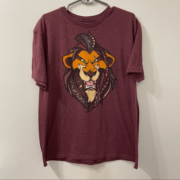 Disney Other - Disney lion king scar t shirt maroon large